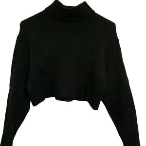 Wilfred Free Turtleneck Crop Black Extra Small